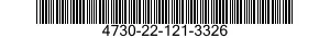 4730-22-121-3326 NUT,UNION 4730221213326 221213326