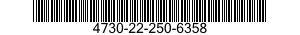 4730-22-250-6358 CONNECTOR,MULTIPLE,FLUID PRESSURE LINE 4730222506358 222506358