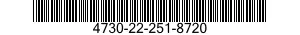4730-22-251-8720 PLUG,MACHINE THREAD 4730222518720 222518720