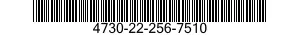 4730-22-256-7510 ADAPTER,STRAIGHT,PIPE TO HOSE 4730222567510 222567510