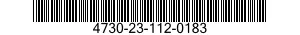 4730-23-112-0183 ADAPTER, STRAIGHT, 4730231120183 231120183