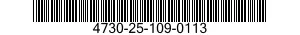 4730-25-109-0113 COUPLING HALF,QUICK 4730251090113 251090113
