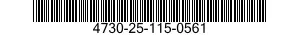 4730-25-115-0561 CLAMP,HOSE 4730251150561 251150561