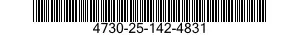 4730-25-142-4831 NIPPLE,TUBE 4730251424831 251424831