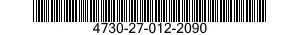 4730-27-012-2090 ADAPTER,STRAIGHT,HOSE TO BOSS 4730270122090 270122090