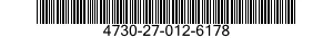 4730-27-012-6178 FITTING,LUBRICATION 4730270126178 270126178