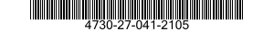 4730-27-041-2105 ELBOW ASSEMBLY,PIPE 4730270412105 270412105