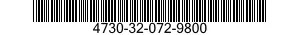 4730-32-072-9800 TEE COUPLING 4730320729800 320729800