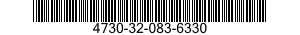 4730-32-083-6330 ADAPTER,STRAIGHT,PIPE TO TUBE 4730320836330 320836330