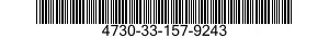 4730-33-157-9243 ADAPTER,STRAIGHT,PIPE TO BOSS 4730331579243 331579243