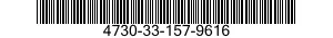 4730-33-157-9616 ADAPTER,STRAIGHT,PIPE TO BOSS 4730331579616 331579616