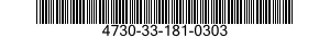 4730-33-181-0303 CONNECTOR,SWIVEL FLANGE TO HOSE 4730331810303 331810303