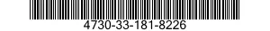 4730-33-181-8226 ADAPTER,STRAIGHT,PIPE TO GAS FITTING 4730331818226 331818226