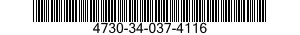 4730-34-037-4116 ADAPTER,STRAIGHT,TUBE TO BOSS 4730340374116 340374116