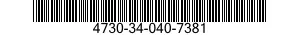 4730-34-040-7381 FLANGE,PIPE 4730340407381 340407381