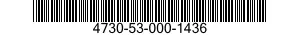 4730-53-000-1436 COUPLING HALF,QUICK 4730530001436 530001436