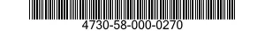 4730-58-000-0270 COUPLING,HOSE 4730580000270 580000270