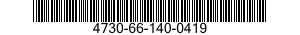 4730-66-140-0419 PLUG,PIPE 4730661400419 661400419