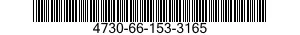4730-66-153-3165 ADAPTER,STRAIGHT,TUBE TO BOSS 4730661533165 661533165