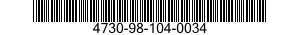 4730-98-104-0034 ADAPTER,PIPELINE 4730981040034 981040034