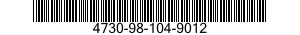 4730-98-104-9012 CLAMP,HOSE 4730981049012 981049012