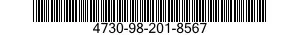 4730-98-201-8567 COUPLING HALF,SELF-SEALING 4730982018567 982018567