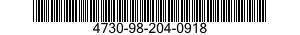 4730-98-204-0918 NIPPLE,SPECIAL 4730982040918 982040918