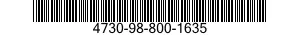 4730-98-800-1635 BOLT,FLUID PASSAGE 4730988001635 988001635
