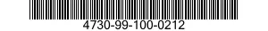 4730-99-100-0212 ADAPTER,STRAIGHT,PIPE TO HOSE 4730991000212 991000212