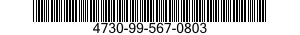 4730-99-567-0803 ADAPTER,STRAIGHT,FLANGE TO PIPE 4730995670803 995670803