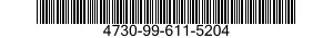 4730-99-611-5204 NIPPLE,PIPE 4730996115204 996115204