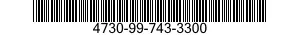 4730-99-743-3300 ADAPTER,STRAIGHT,PIPE TO BOSS 4730997433300 997433300