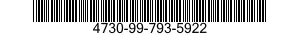 4730-99-793-5922 ADAPTER,STRAIGHT,PIPE TO HOSE 4730997935922 997935922