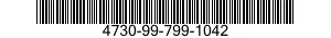 4730-99-799-1042 ADAPTER,STRAIGHT,PIPE TO TUBE 4730997991042 997991042