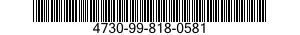 4730-99-818-0581 PLUG,PIPE 4730998180581 998180581