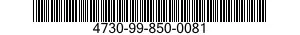 4730-99-850-0081 PLUG,PIPE 4730998500081 998500081