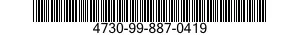 4730-99-887-0419 PLUG,PIPE 4730998870419 998870419