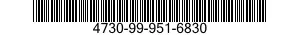 4730-99-951-6830 ADAPTER,STRAIGHT,PIPE 4730999516830 999516830