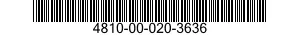 4810-00-020-3636  4810000203636 000203636