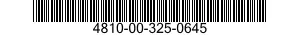 4810-00-325-0645 VALVE,GATE,AIRCRAFT 4810003250645 003250645