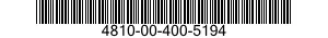 4810-00-400-5194  4810004005194 004005194