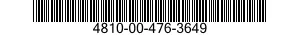 4810-00-476-3649 VALVE,CONTROL 4810004763649 004763649