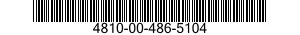 4810-00-486-5104  4810004865104 004865104