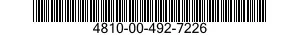 4810-00-492-7226 VALVE,BUTTERFLY 4810004927226 004927226