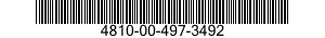 4810-00-497-3492 VALVE ASSY,FLOW CON 4810004973492 004973492