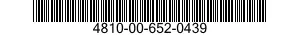 4810-00-652-0439 VALVE,LINEAR,DIRECTIONAL CONTROL 4810006520439 006520439