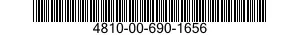 4810-00-690-1656 VALVE,PLUG 4810006901656 006901656