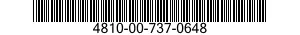 4810-00-737-0648  4810007370648 007370648