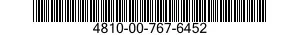 4810-00-767-6452  4810007676452 007676452