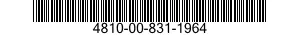 4810-00-831-1964 O-RING 4810008311964 008311964